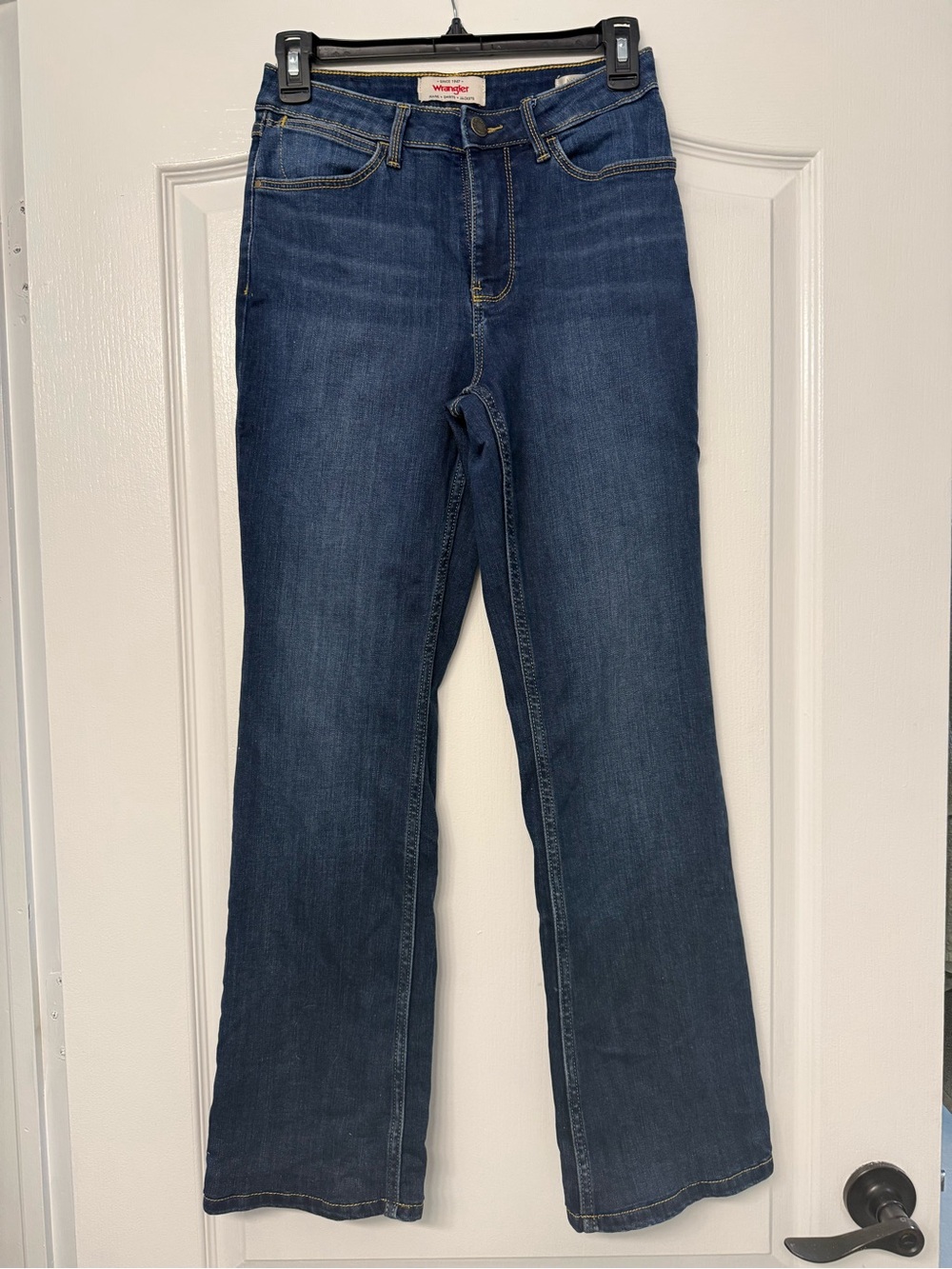 Wrangler Womens 0x32 High Rise Bold Boot Jeans Bootcut Stretch Western Denim